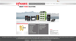 Desktop Screenshot of dynamis-batterien.de